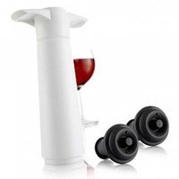 Wine saver lahjapakkaus valkoinen, Vacuvin