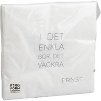 Servetti Enkla/Ljuspunkter, Valkoinen, Ernst Kirchsteiger