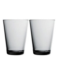 Kartio Juomalasi harmaa 40 cl 2 kpl, Iittala