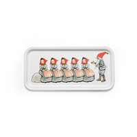 Elsa Beskow tarjotin Familjen jul 27,5 x 13 cm, Design House Stockholm