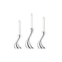 Cobra kynttilänjalka 3-pack, Georg Jensen