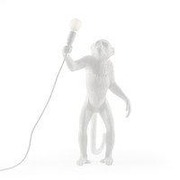 Monkey Valaisin Standing - Valkoinen, SELETTI