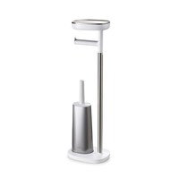 EasyStore Butler Plus Standing Toilet Paper Holder with Flex Steel, Joseph Joseph