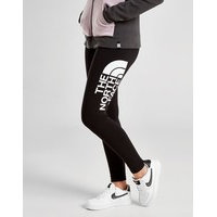 The north face girls' logo leggings junior - kids, musta, the north face