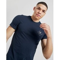 Barbour beacon box logo t-paita miehet - mens, laivastonsininen, barbour beacon