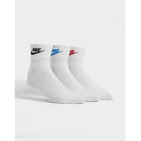Nike everyday essential 3 pack ankle socks - mens, valkoinen, nike