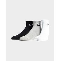 Nike 3 pack quarter sukat - mens, monivärinen, nike