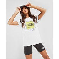 The north face message t-shirt - only at jd - womens, valkoinen, the north face