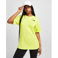 The north face simple dome boyfriend t-shirt - womens, keltainen, the north face
