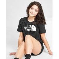 The north face girls' easy cropped t-shirt junior - kids, musta, the north face