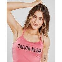 Calvin klein performance strappy logo tank top - womens, vaaleanpunainen, calvin klein