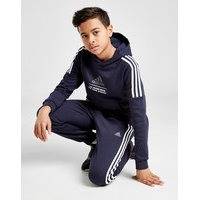 Adidas badge of sport fleece hoodie junior - kids, laivastonsininen, adidas