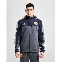 Adidas northern ireland 3-stripes full zip hoodie - mens, sininen, adidas