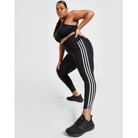 Adidas 3-stripes plus size tights - womens, musta, adidas