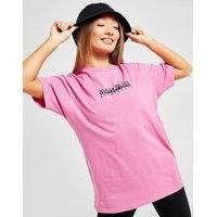 Napapijri box boyfriend t-shirt - womens, vaaleanpunainen, napapijri