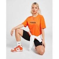 Napapijri box boyfriend t-shirt - womens, oranssi, napapijri