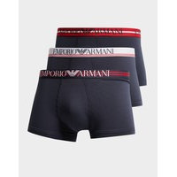 Emporio armani 3-pack trunks - mens, laivastonsininen, emporio armani