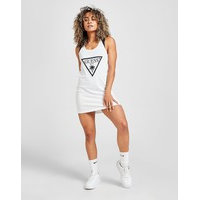 Guess triangle logo tank dress - womens, valkoinen, guess