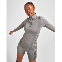 Puma evoknit seamless 1/4 zip top - womens, harmaa, puma