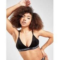 Juicy couture velour rib bra - womens, musta, juicy couture