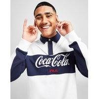 Fila x coca-cola dell-rugbypikeepaita miehet - only at jd - mens, valkoinen, fila