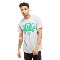 Official team northern ireland scroll -t-paita miehet - mens, heather grey, official team