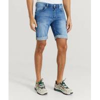 Farkkushortsit Mike Shorts Deepless Blue, Just Junkies