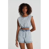 Sleeveless denim top, Gina Tricot