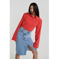 Wrap denim skirt, Gina Tricot