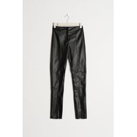 Ginny petite pu trousers, Gina Tricot