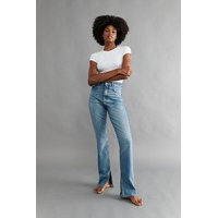 High waist slit jeans, Gina Tricot