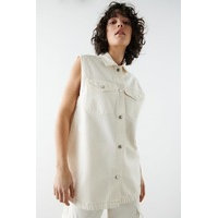 Oversize sleeveless shirt, Gina Tricot