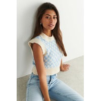 Kathia knitted vest, Gina Tricot