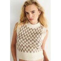 Kathia knitted vest, Gina Tricot