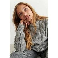 Y knit oversize cable sweater, Gina Tricot