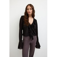 Cilla frill blouse, Gina Tricot