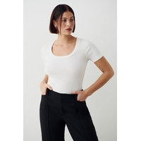 Basic rib top, Gina Tricot