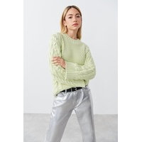 Chunky cable knit sweater, Gina Tricot