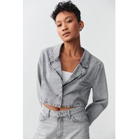 Cropped denim blazer, Gina Tricot