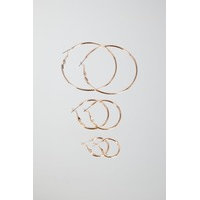 Basic gold hoops, Gina Tricot
