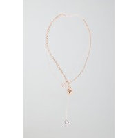 Mixed metal pearl neckalce, Gina Tricot