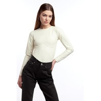 Belinda PU top, Gina Tricot