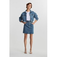 Paperbag denim skirt, Gina Tricot