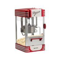 Popcorn-kone Retro XL PCM406 - punainen metallinhohtoinen