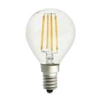 Filamenttilamppu LED, himmennettävä pallolamppu, E14, 4 W, halkaisija 45 mm, kirkas
