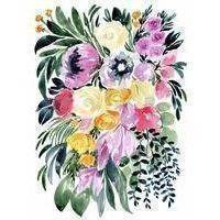 Juliste Urja Loose Floral Watercolor Bouquet