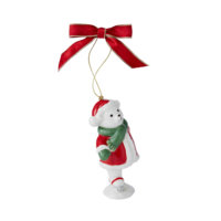 Joulukuusenkoriste Skating Teddy Christmas Tree, korkeus 9,5 cm