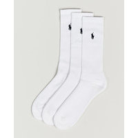 Polo Ralph Lauren 3-Pack Crew Sock White