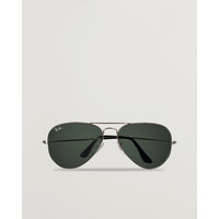 Ray-Ban 0RB3025 Aviator Large Metal Sunglasses Silver/Grey Mirror