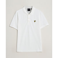 Lyle & Scott Plain Pique Polo Shirt White